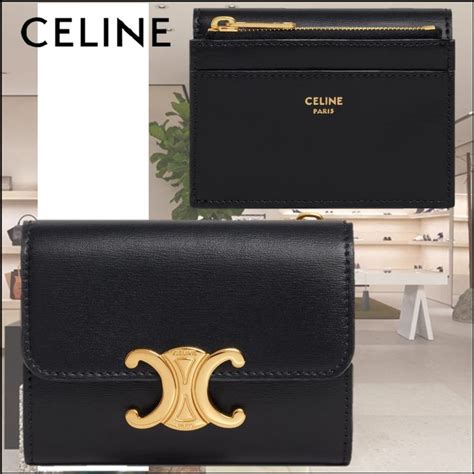 celine wallet and cardholder|Celine coin and card pouch.